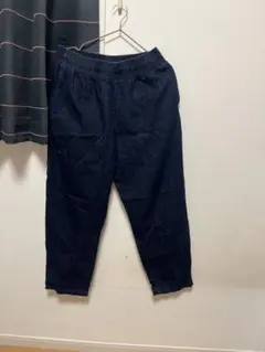 ネイビー デニムパンツ ウエストゴム カジュアル