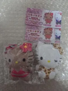 ハローキティ ぬいぐるみボールチェーン 2種セット