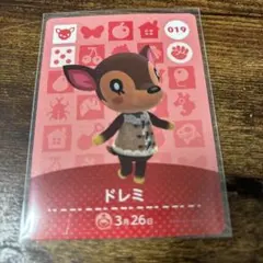 どうぶつの森 amiiboカード 第1弾 019ドレミ