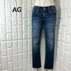 AG エージー アメリカ製 デニムパンツ スキニー レザー 23R ストレッチ