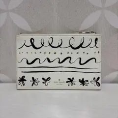 kate spade ポーチ ホワイト ブラックのサムネイル