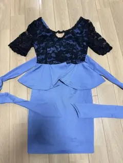 レーストップス ペプラムデザイン ナイトドレス