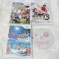 Wii ソフト 4本セット 大乱闘スマッシュブラザーズ 戦国無双3