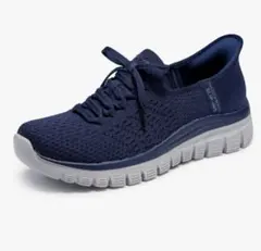 SKECHERS 24cm ネイビー スリッポン