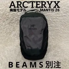 アークテリクス BEAMS BOY ビームス 別注 マンティス 26 グレー