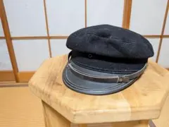 レトロ 学生帽 53cm ブラック 桜ボタンのサムネイル