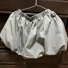 グレー フレアミニスカート