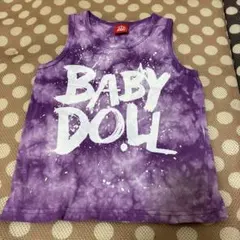 BABY DOLL タンクトップ 110 紫