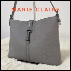 marie claire マリクレール ハンドバッグ グレー スクエア　ショルダ