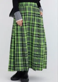GANNI Gingham Crepe Skirt - メルカリ