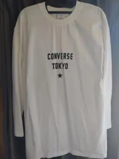 CONVERSE TOKYO 長袖Tシャツ ホワイトのサムネイル