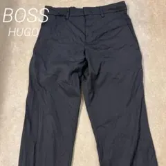 ヒューゴボスHUGOBOSSメンズストレッチパンツ　ゴルフ　サイズ44 ブラック