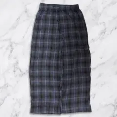 check pajama pants cityboy baggy 極太 - メルカリ