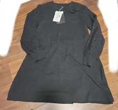 ギャラリービスコンティ リボン ニット チュニック ワンピース