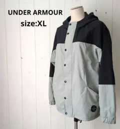 アンダーアーマー 希少サイズ XL アノラック 裏起毛 パーカー レディース