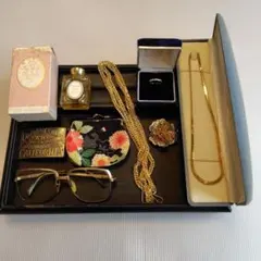 【遺品整理・生前整理】ディオール　香水　メガネ　喜平チェーン　ネックレス　指輪