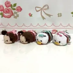 ディズニー　ツムツム　ぬいぐるみ　バレンタイン　ミキミニ　ドナデジ　4点セット