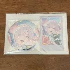 篠宮ゆの 誕生日グッズ2026 チェキ風カード＆缶バッジセット - メルカリ
