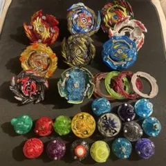 ベイブレードまとめ売り&ドライバー16個&フレーム5個セット