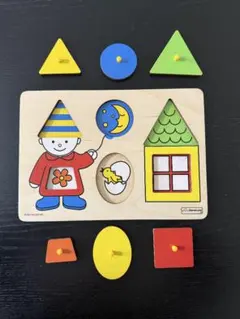BorneLund ボーネルンド 型はめパズル 木製パズル 知育玩具