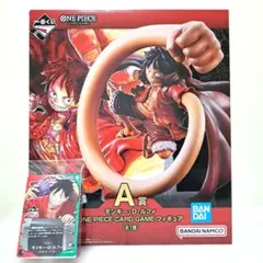 ワンピース A賞 モンキー・D・ルフィ CARDGAMEフィギュア＆カード
