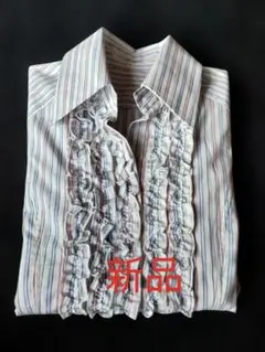 NARACAMICIE フリル付き長袖シャツ サイズ0