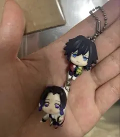 鬼滅の刃　つまんでつなげて　マスコット　冨岡義勇＆胡蝶しのぶ　2点セット