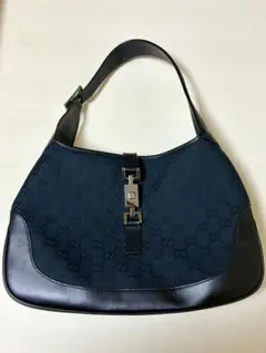 美品　グッチ ジャッキー GGキャンバス ワンショルダーバッグ