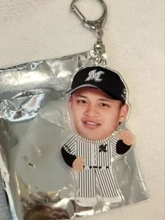 千葉ロッテマリーンズ 西川史礁 ぶらぶらキーホルダー スクエアチェキ