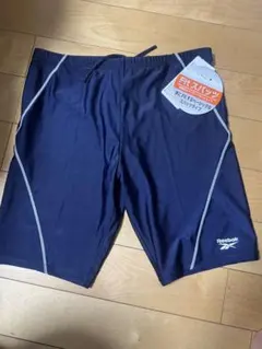 Reebok メンズ スパッツ 水着 LLサイズ ネイビー
