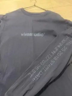 vivastudio XLARGE コラボ 長袖Tシャツ S グレーのサムネイル