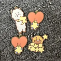 BT21キーホルダー 4個セット