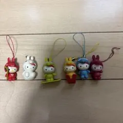 ハローキティ ストラップ 7個セット リプトンノベルティ - メルカリ
