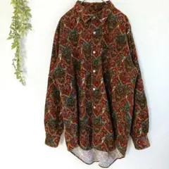 ヴィンテージ シャツ 長袖 ホワイト l