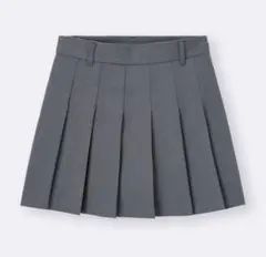 GU プリーツミニスコート グレー Mのサムネイル