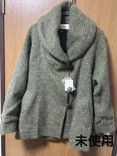 [未使用] SIMPLE LIFE オリーブグリーン ウール混紡ジャケット