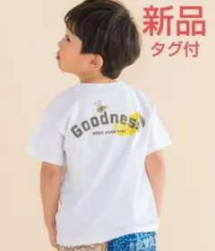 ⭐️新品タグ付⭐️Bebe 胸ポケットバックプリントTシャツのサムネイル