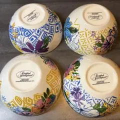 Certified International 花柄ボウル 4個セットのサムネイル