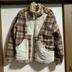 Columbia シカゴアベニューパターンドリバーシブルフリースジャケット M