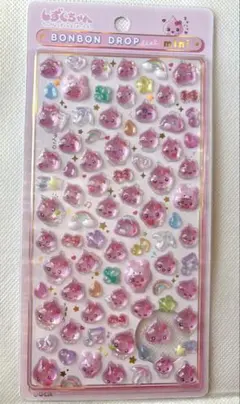 匿名発送】しずくちゃん　ボンボンドロップ キャラクターシールミニ　うるおいちゃん