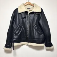 美品◯シープスキンムートンボアコート羊革ブラック古着 Amazon | [NBLL] レザージャケット レディース シープスキン