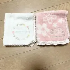 アフターヌーンティ　タオルハンカチ　花　フラワー　2点セット