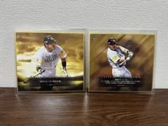 2000本安打達成 内川聖一 トレーディングミニ色紙2枚セット