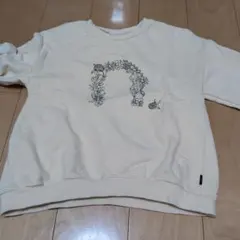 n.o.u.sキッズ トレーナー アイボリー 花柄