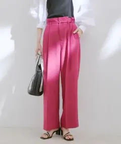 VIS 接触冷感ワイドパンツ　Sサイズ