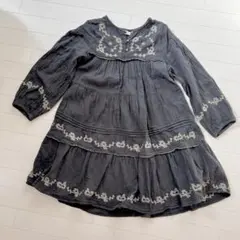 ザラ　ZARA ワンピース　刺繍　長袖