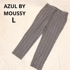 アズールバイマウジー チェック柄パンツ スラックス ビジネス グレンチェック