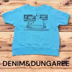 【美品】DENIM&DUNGAREEスヌーピー ヴィンテージ 半袖スウェット
