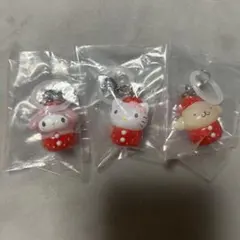 サンリオ　いちごめじるしアクセサリー　ポムポムプリン　キティ　マイメロ