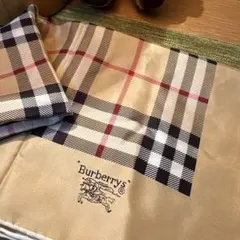極美品　Burberrys バーバリー 大判スカーフ シルク　ノバチェック　希少